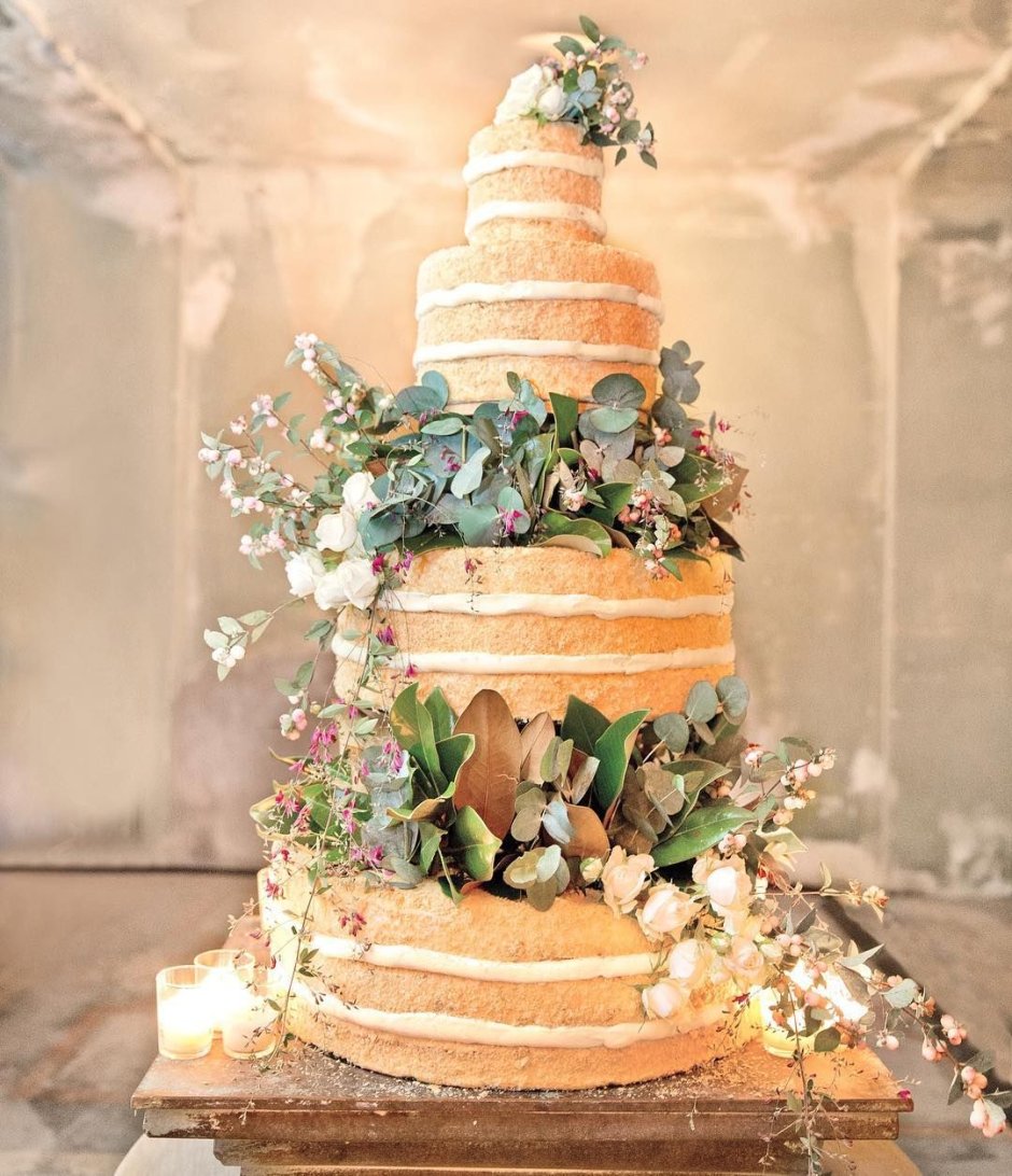 Свадебный торт в стиле геометрии