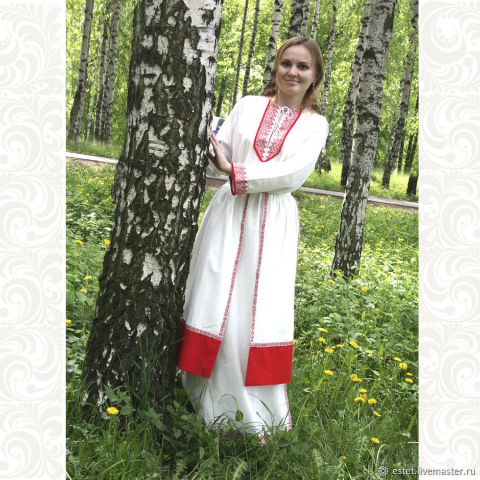 Старославянское платье