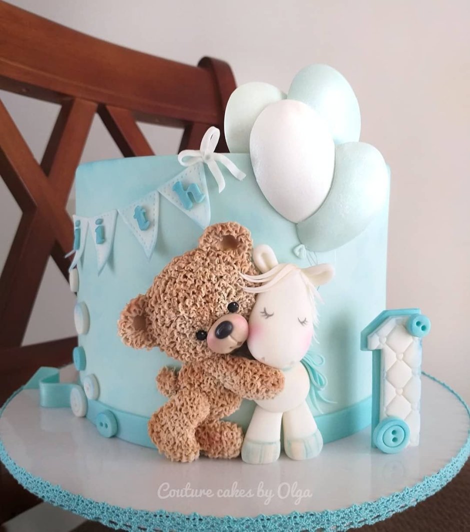 Тортик на 1 годик сыночку