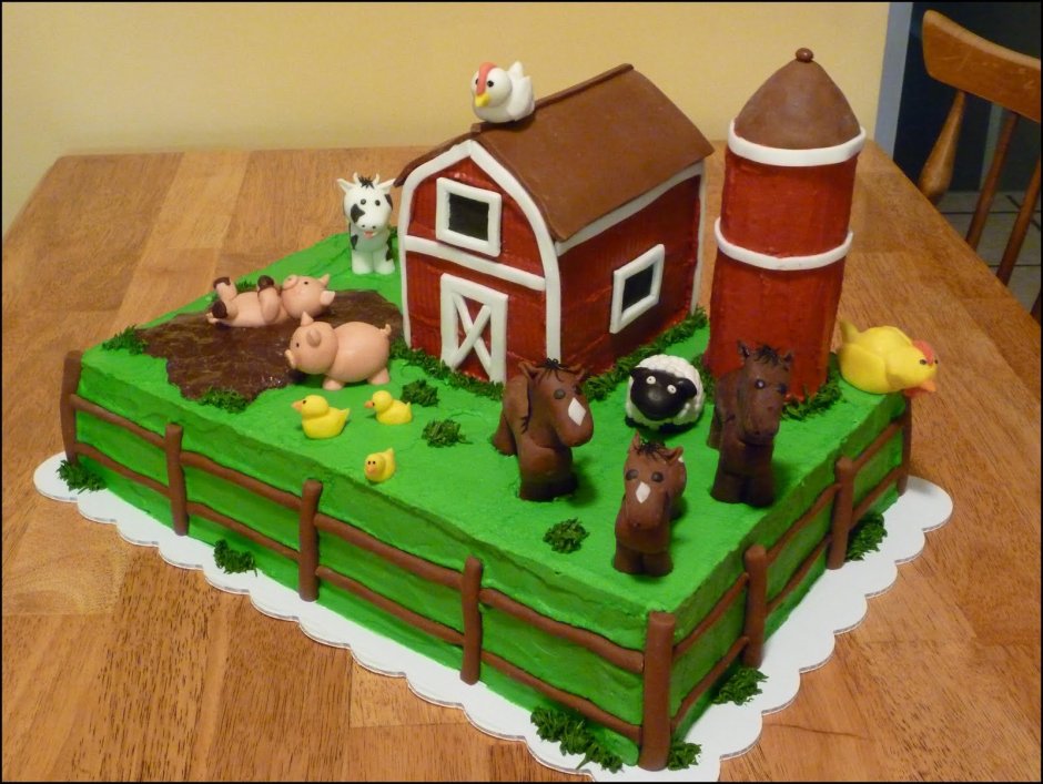 Торт с домашними животными