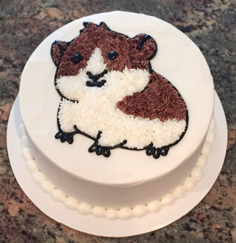 Торт с изображением животных