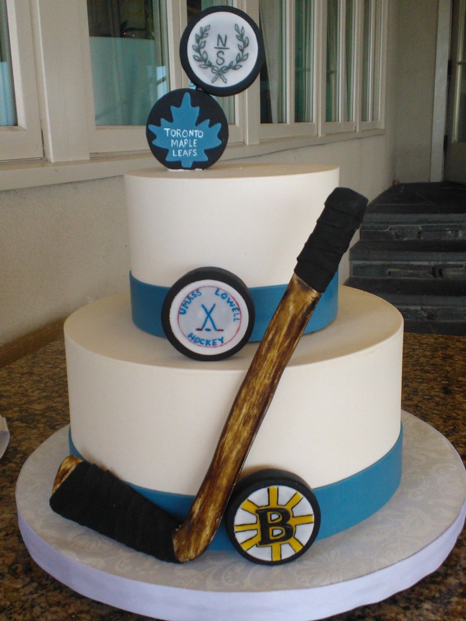 Смешные торты на день рождения хоккей
