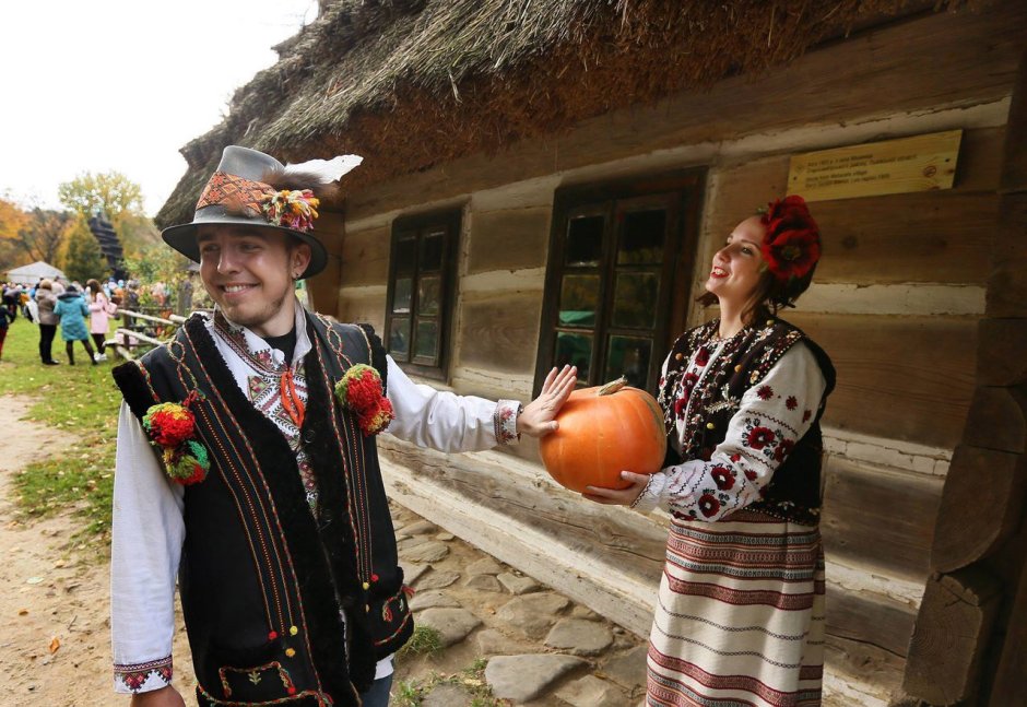 Украинская свадьба тыква
