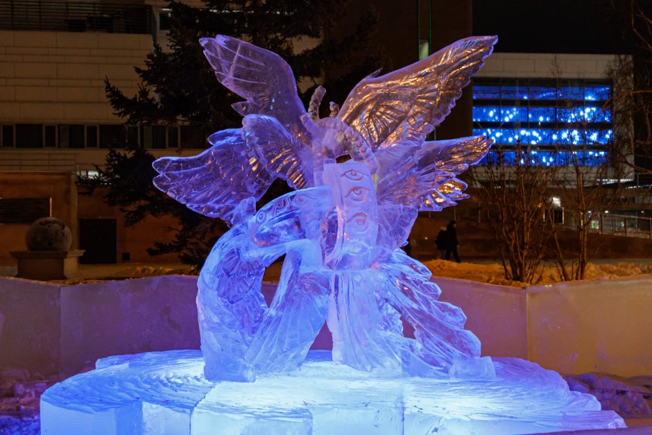 Конкурс ледовых скульптур Красноярск 2022