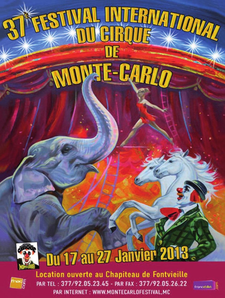 Фестиваль циркового искусства в Монте-Карло