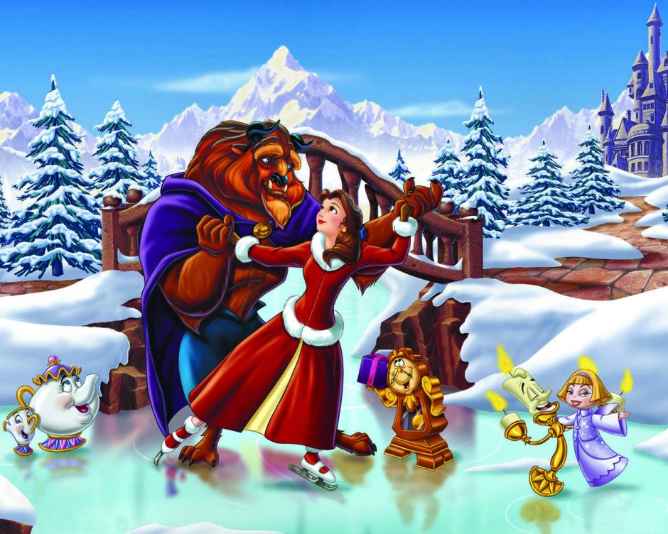 Красавица и чудовище: чудесное Рождество мультфильм 1997