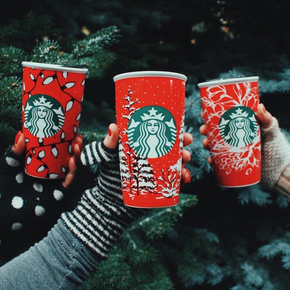 Starbucks кофе Рождественский