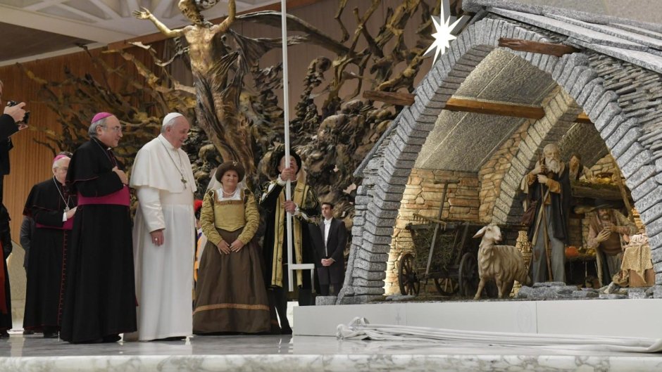Рождественский вертеп в Ватикане 2021