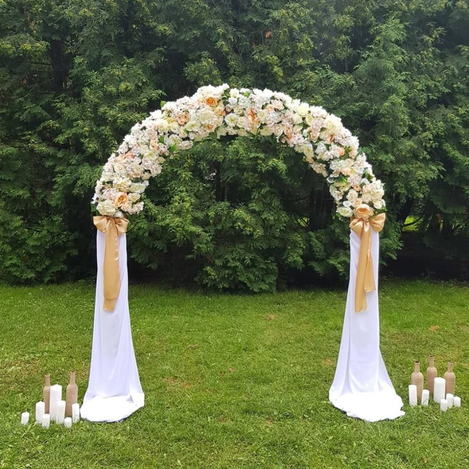 Свадебная арка классическая