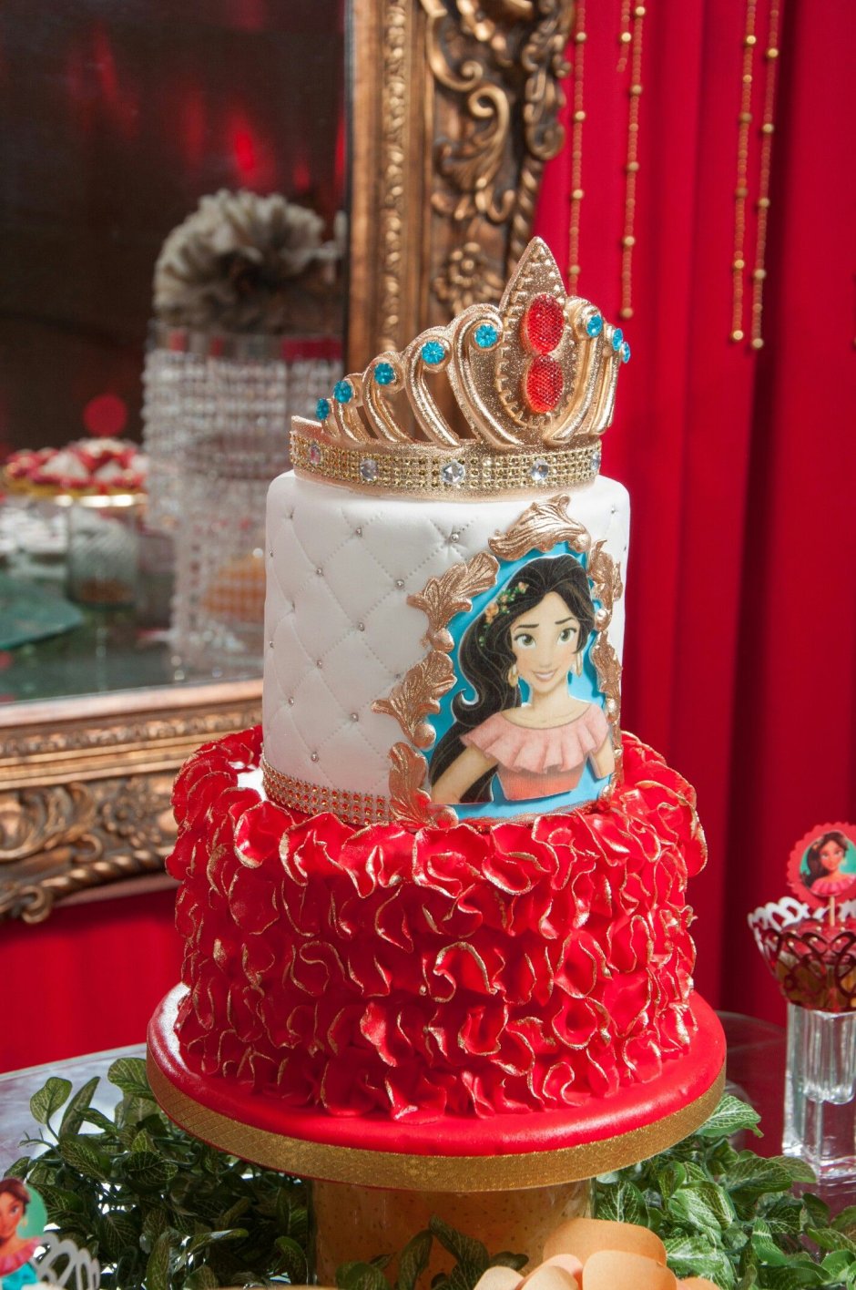 Девчачий торт принцесс