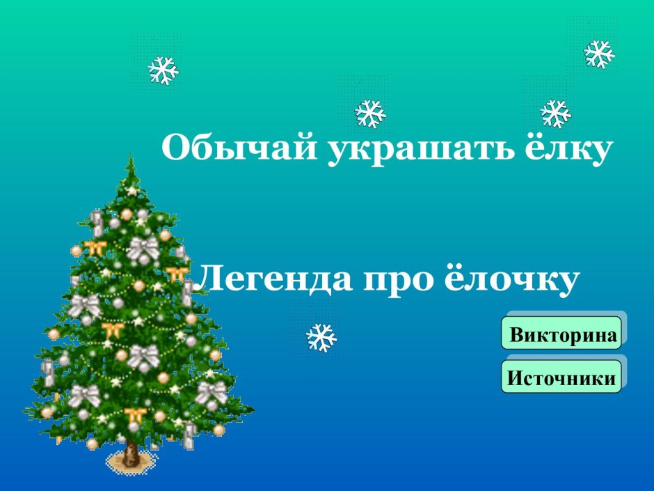 Викторина про новогоднюю елку