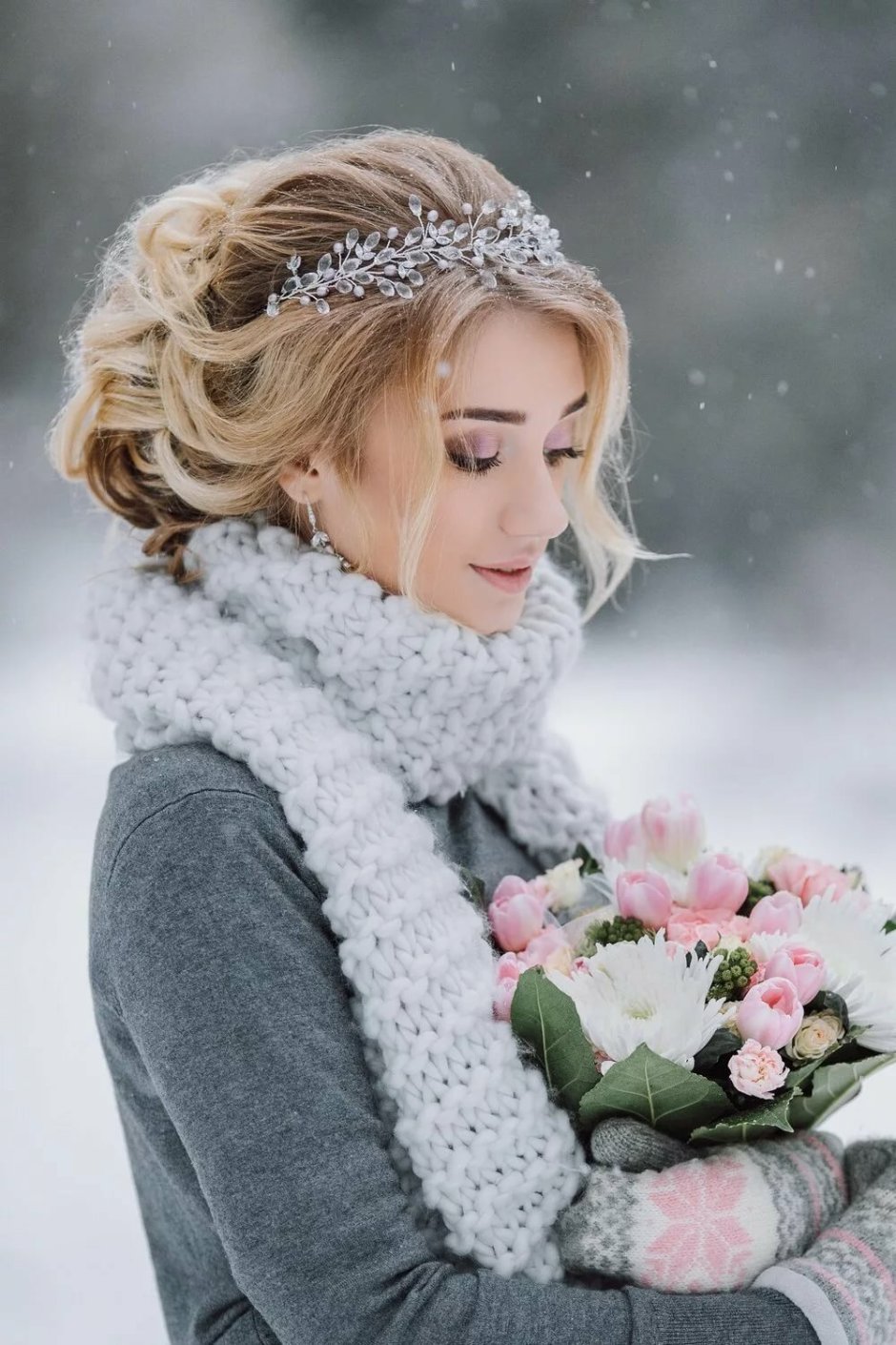 Образ невесты зима