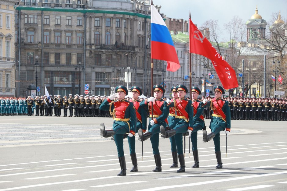 Парад выноса Знамени в Англии