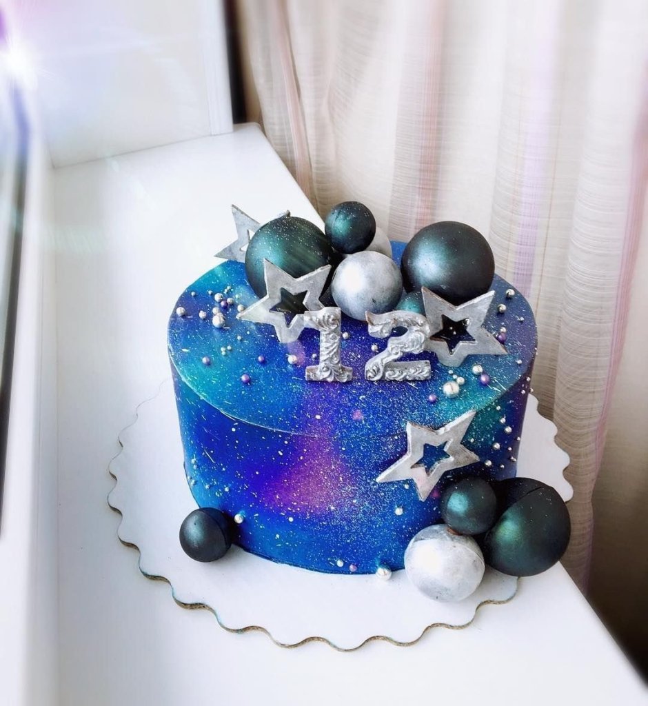 Муссовый торт звездное небо