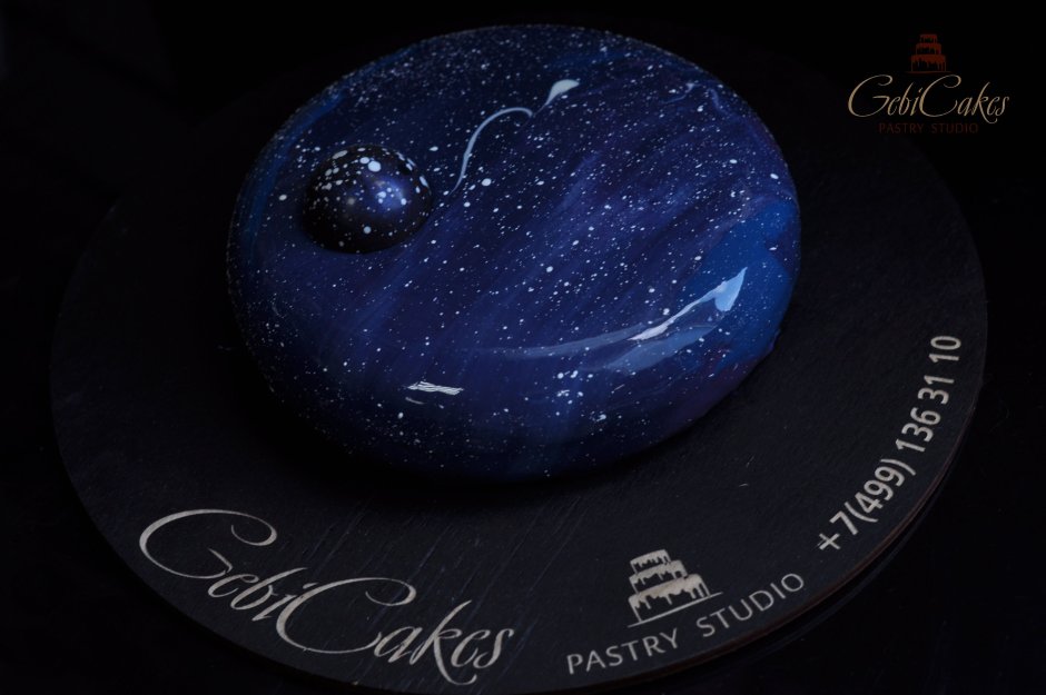 Звездное небо фотопечать на торт
