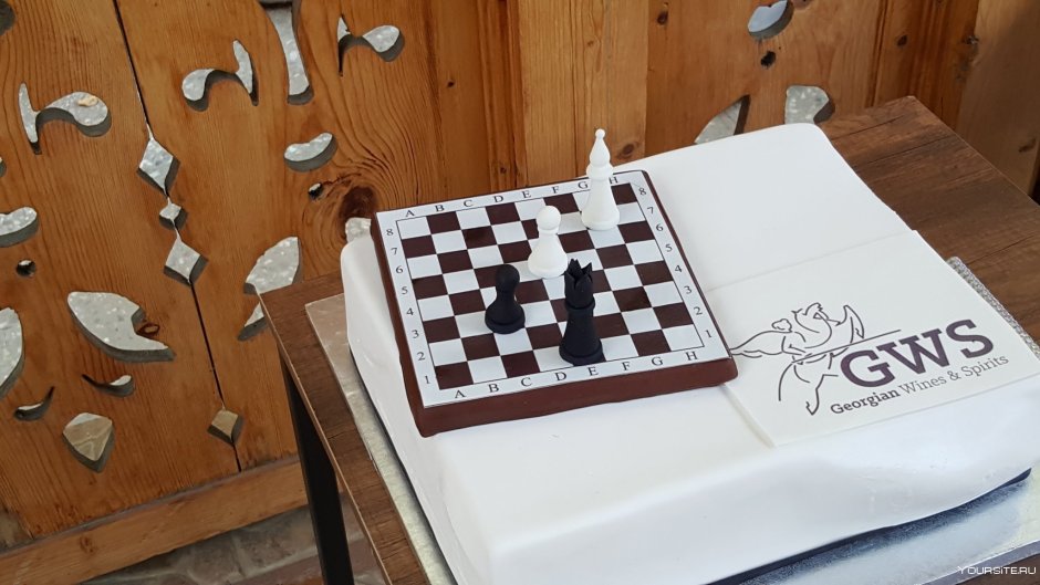 Торт шахматы из крема