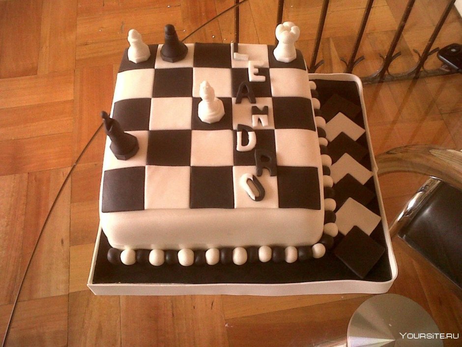 Торт шахматная Королева