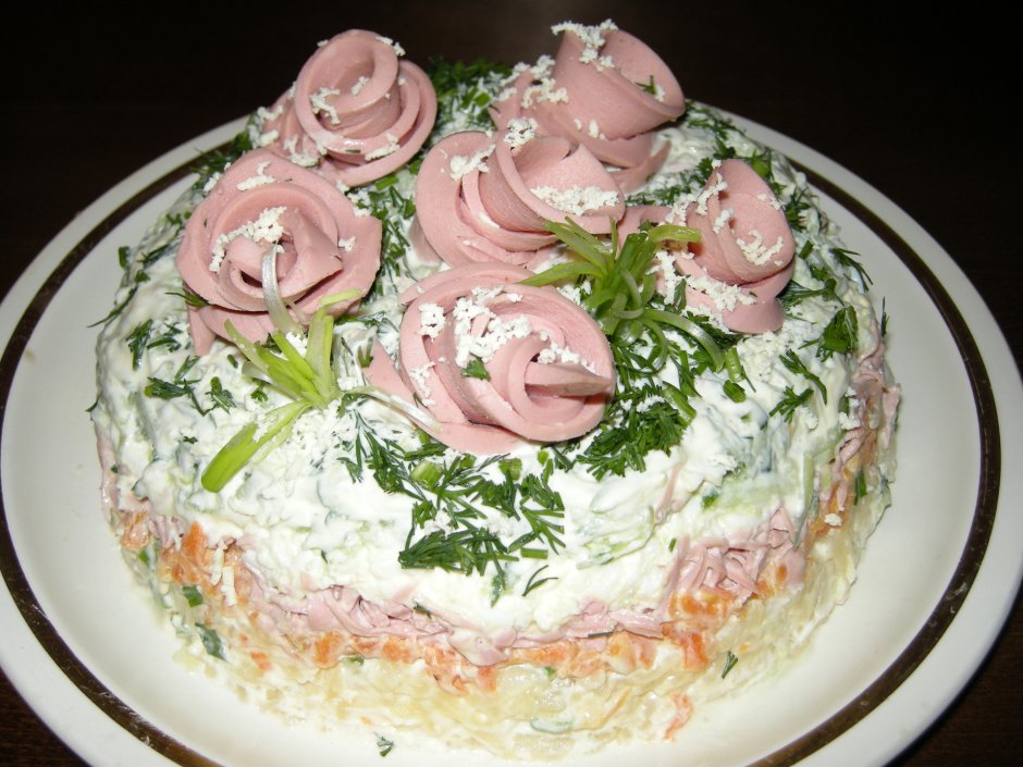 Овощной торт