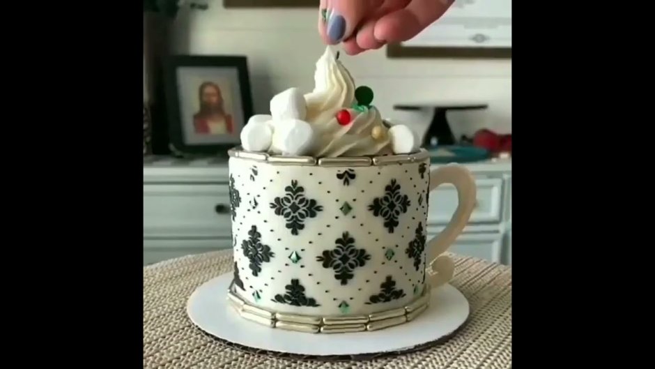 Торт Кружка Рождественская