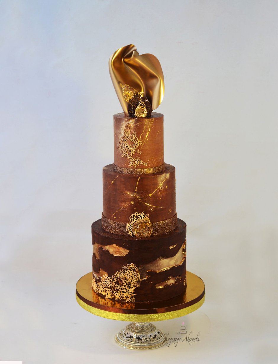 Торт на янтарную свадьбу