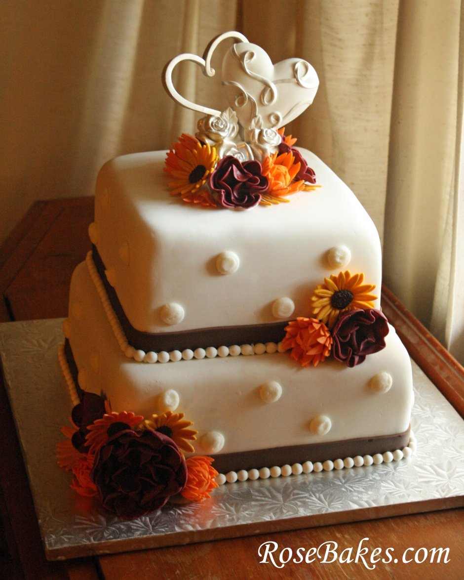 Тортик на хрустальную свадьбу
