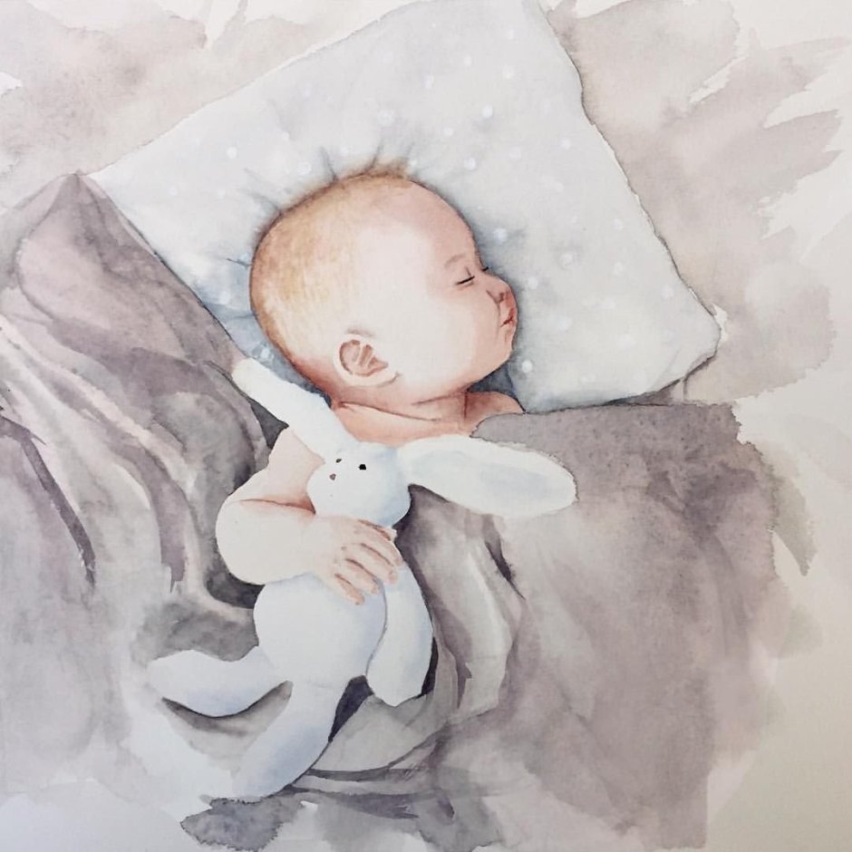 Младенец рисунок