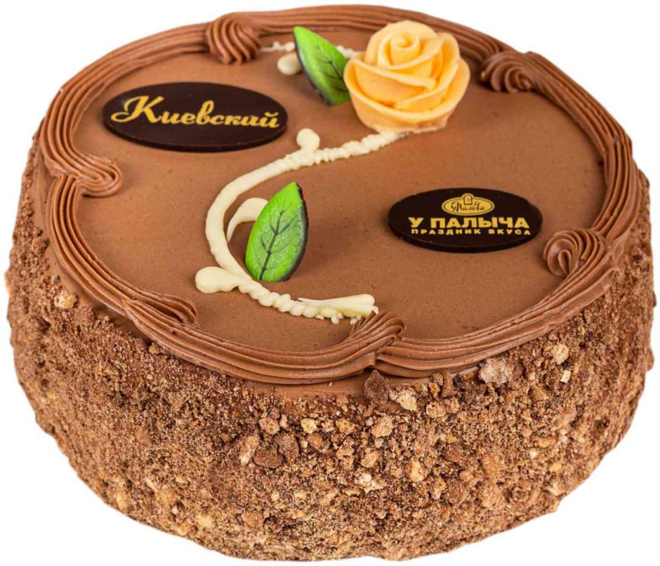 Киевский торт украшение в современном стиле