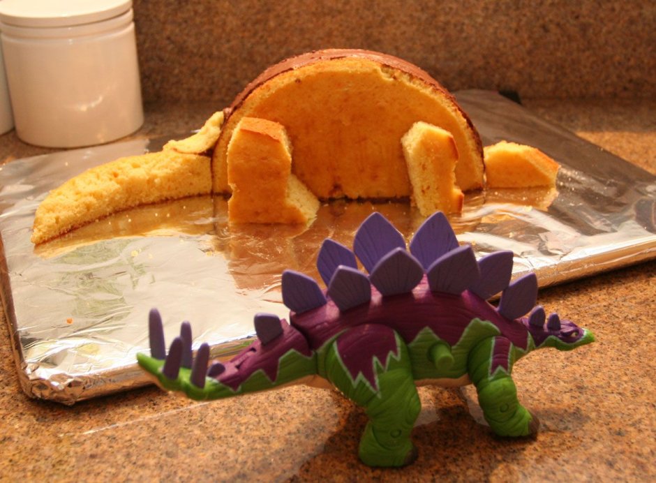 Динозавров Стегозавр на торт