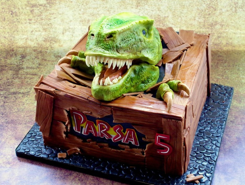 Торт динозавр Тирекс