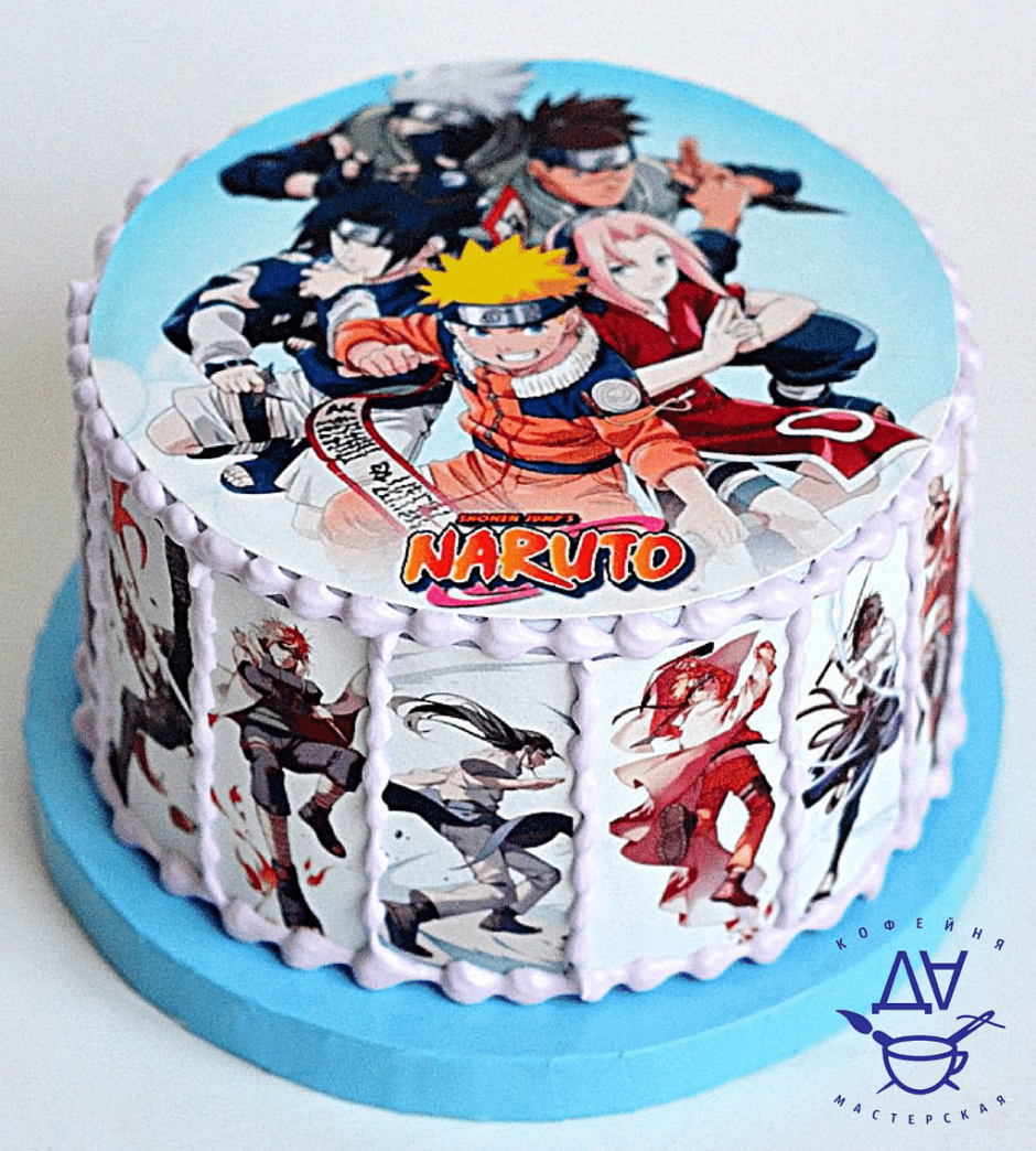 Тортик с аниме Наруто