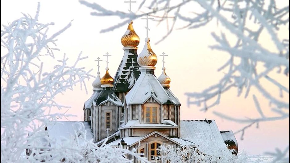 Храмы Тольятти зимой
