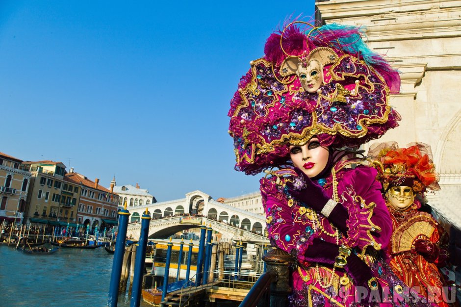 Венецианский карнавал Италия парад