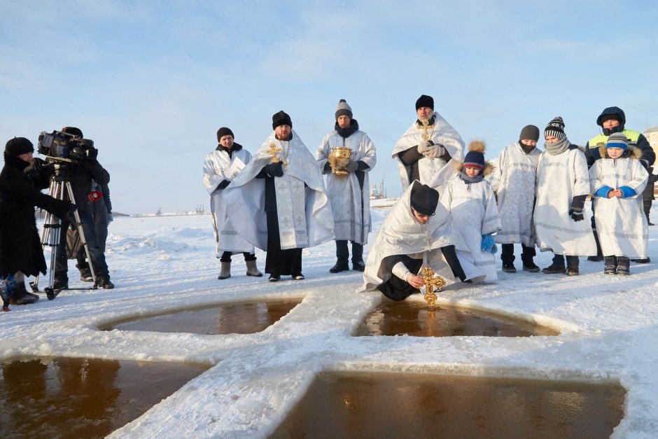 Николо-Сольбинский крещение прорубь