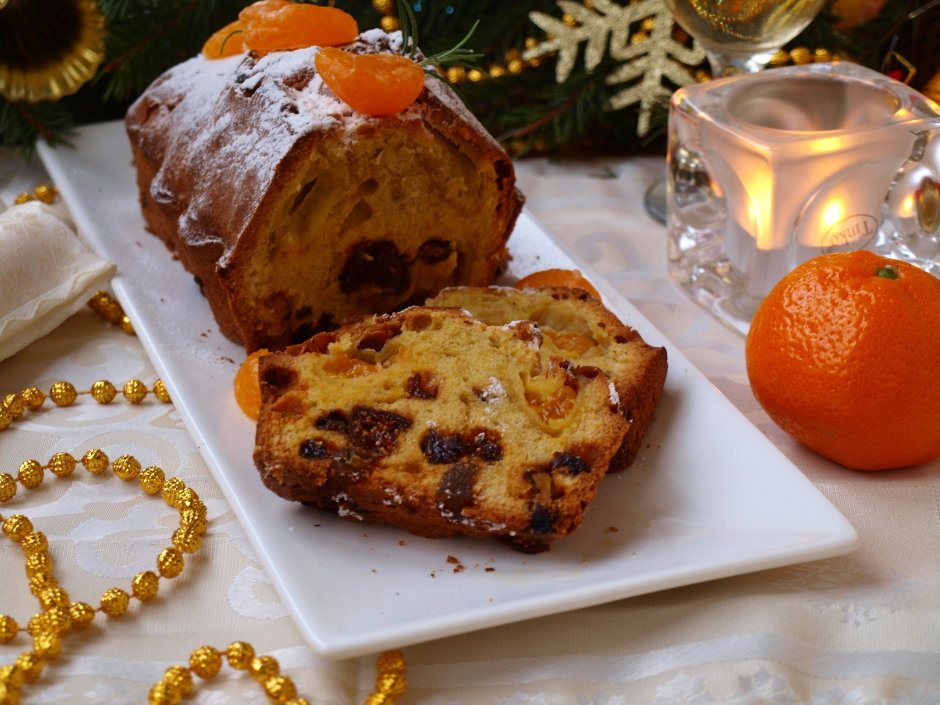 Рождественский кекс с сухофруктами от Юлии Высоцкой