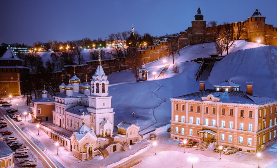 Нижний Новгород Кремль зимой
