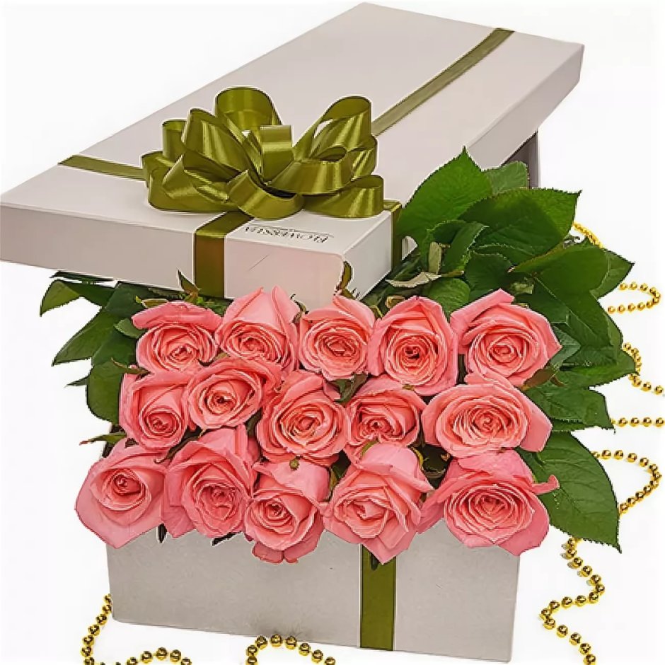 Открытки с днём рождения розы в коробке