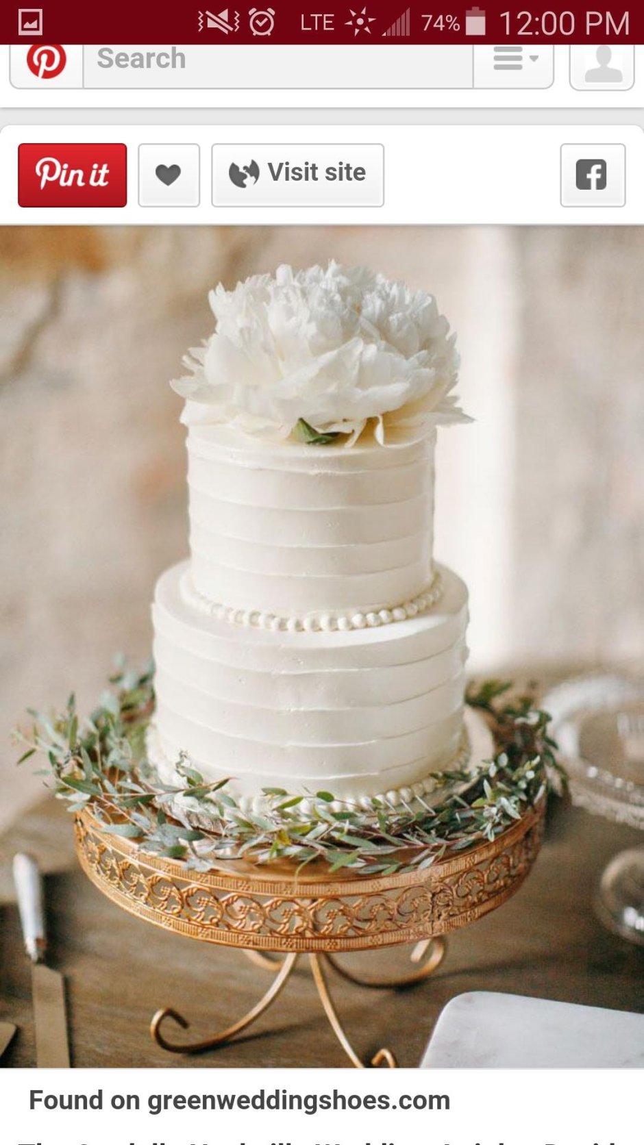 Декорируем свадебный торт белыми цветами