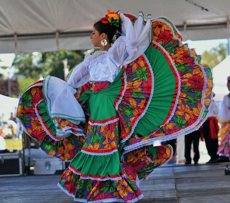 Халиско Мексика национальный костюм женщин