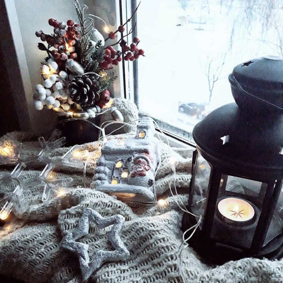 Уютный зимний декор