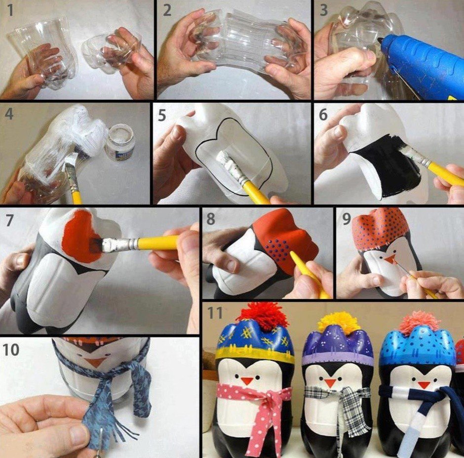 Игрушки из пластиковых бутылок