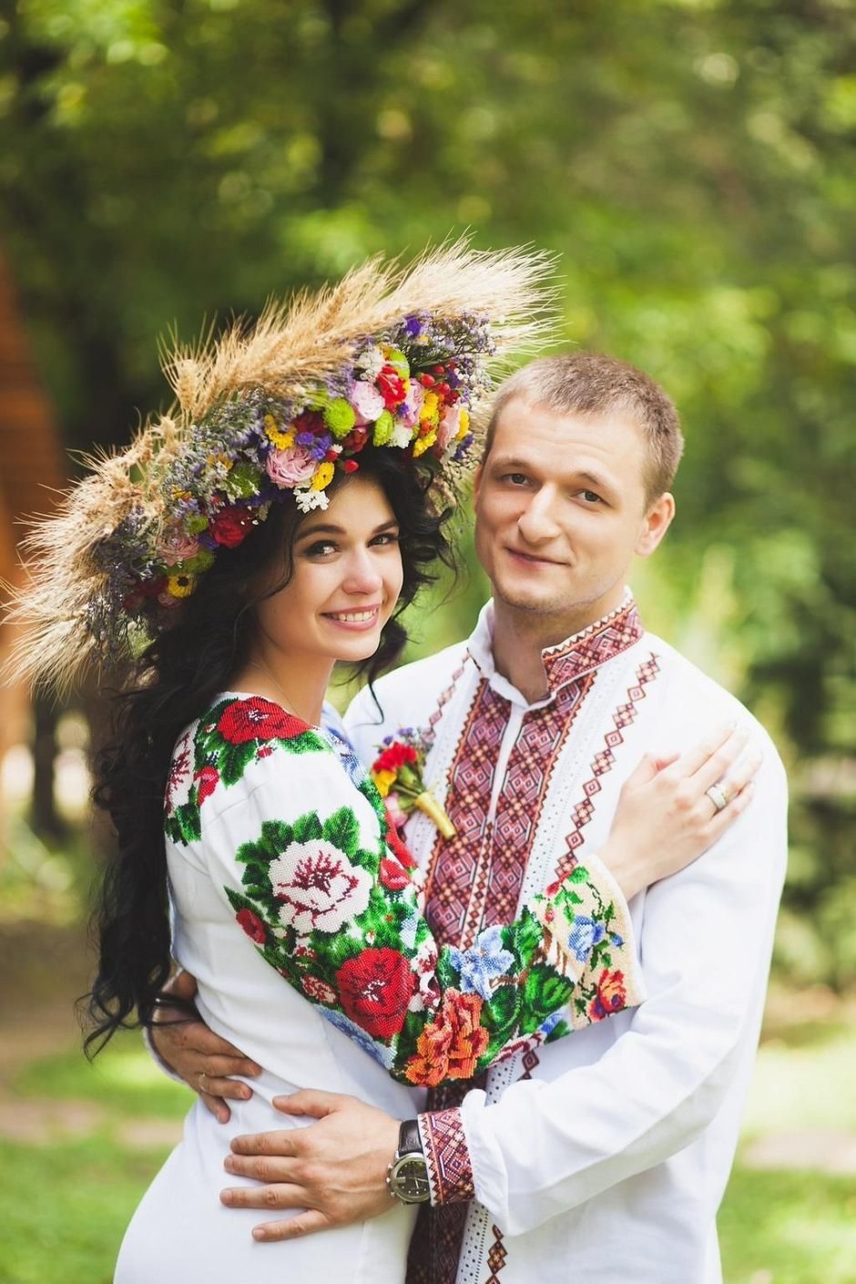 Свадебный наряд в украинском стиле