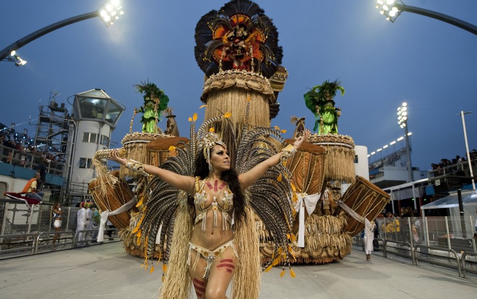Бразилия карнавал в Сан Пауло
