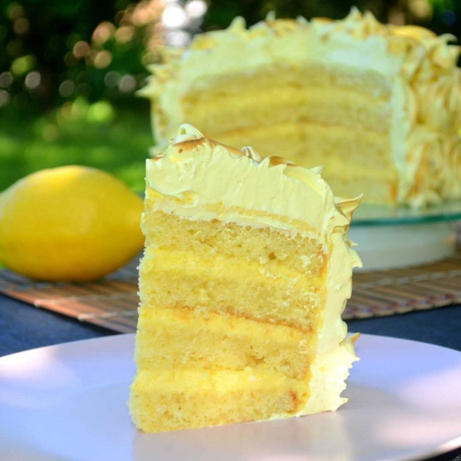 Торт лимонник бисквитный