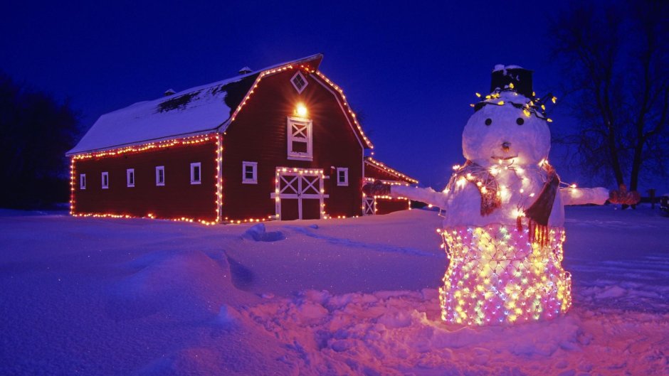 Дом снеговика