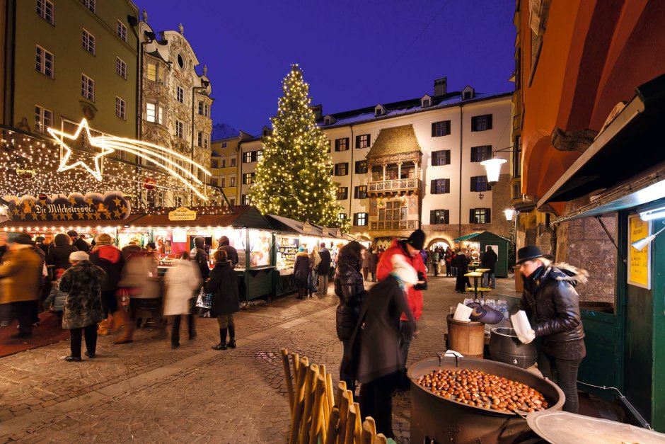 Инсбрук Австрия Рождество