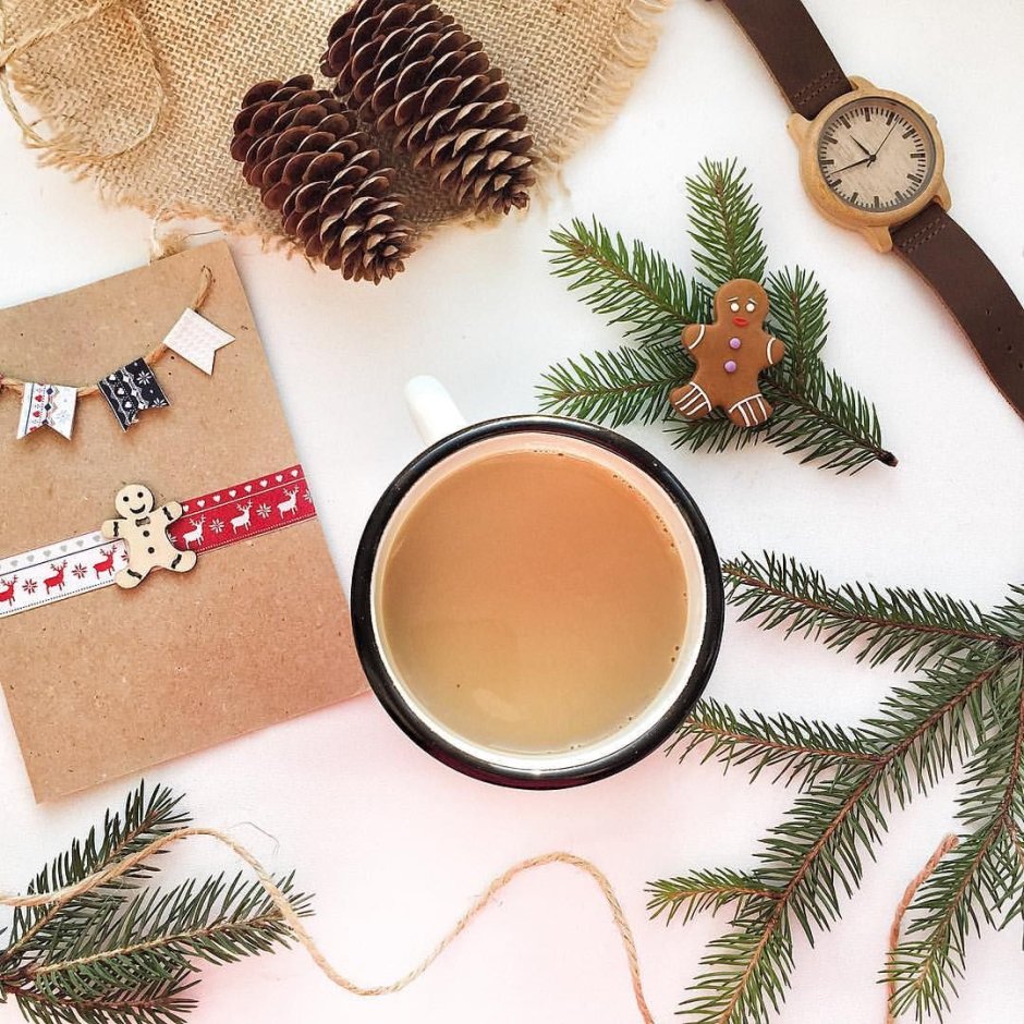 Christmas flatlay PNG