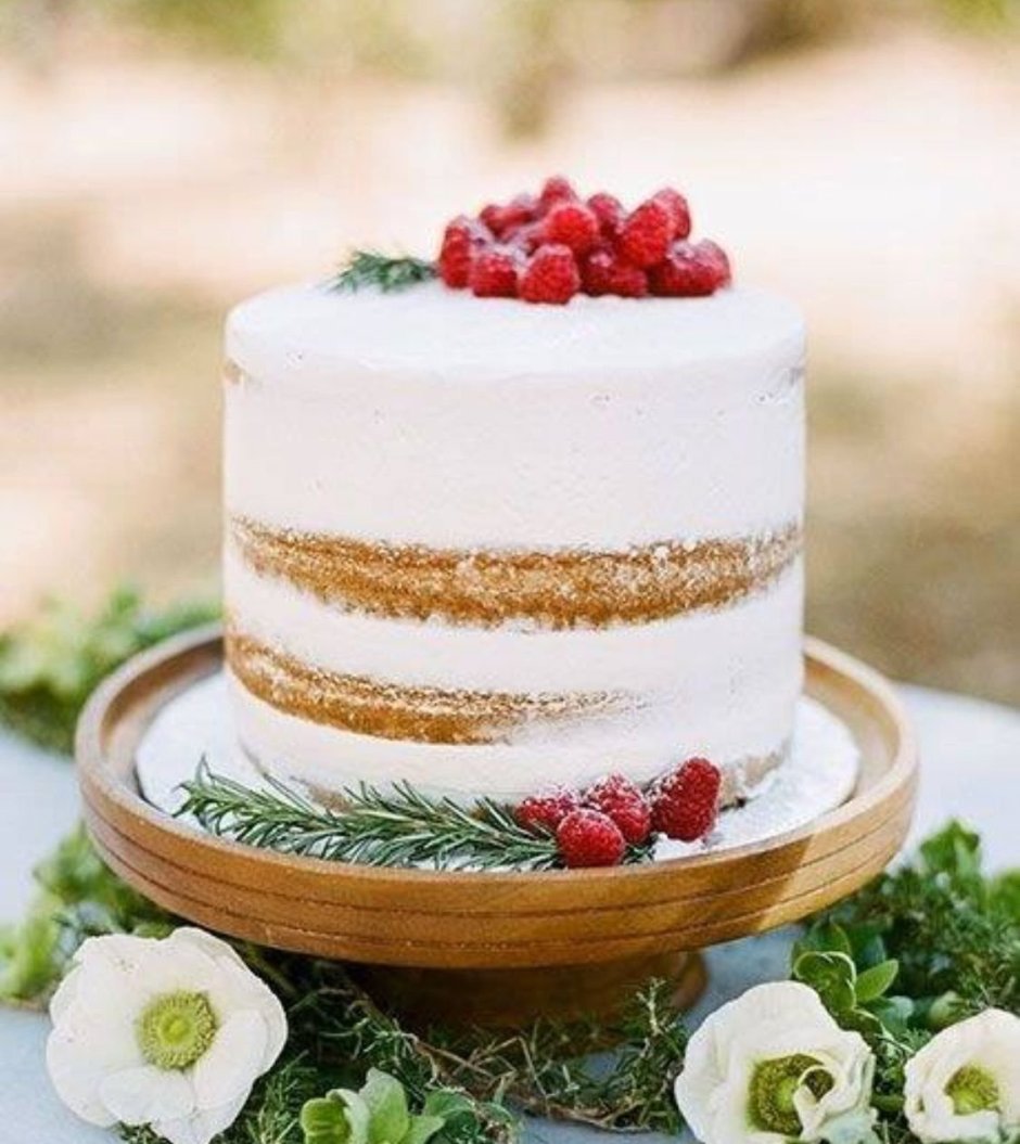 Свадебный торт в скандинавском стиле