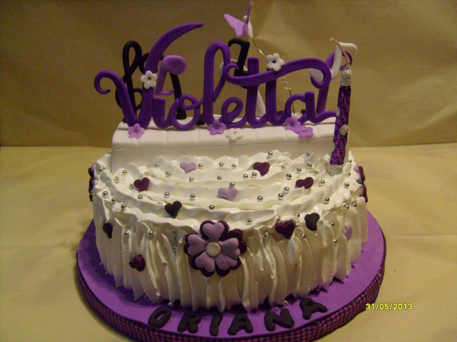 Торт Виолетта 10 лет