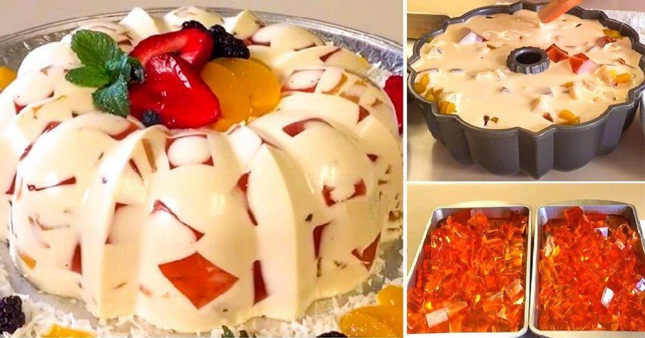 Торт с ягодами без выпечки
