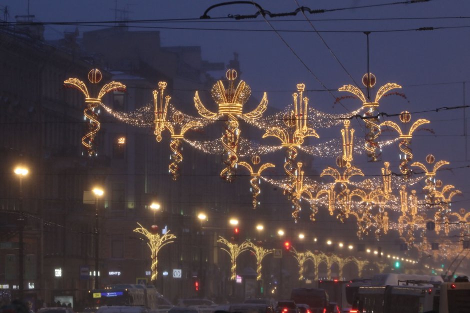 Малая Садовая улица Санкт-Петербург зимой 2020